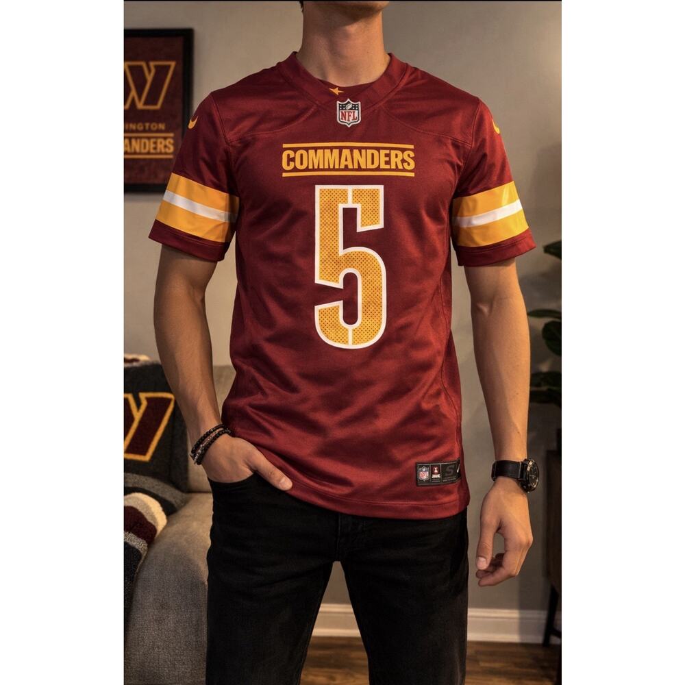 Washington Commanders #5 Nike Jersey – Size Small – Burgundy – NFL